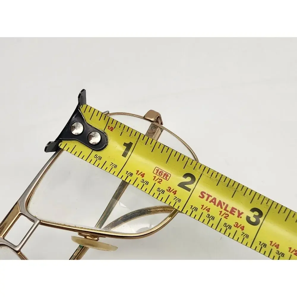 Vintage Gucci Aviator Eyeglasses Gold Frames Mens